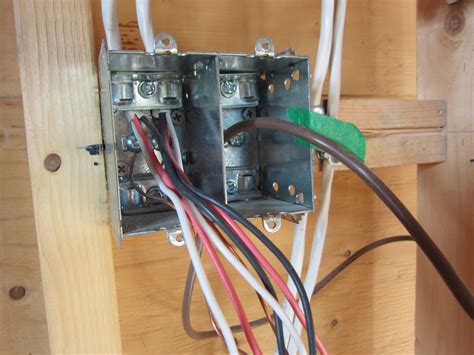 decrease voltage in junction box|separating high and low voltage in same box.